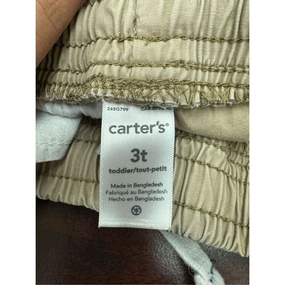 Carter’s 3T Boys Khaki Cargo Shorts - Picture 4 of 5